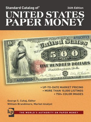 cover image of Standard Catalog of United States Paper Money